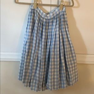 1950’s vintage gingham full skirt